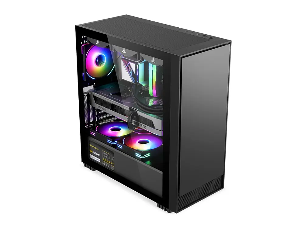 Gabinete Segotep Rambo 360Q, E-Atx, Color Negro 2