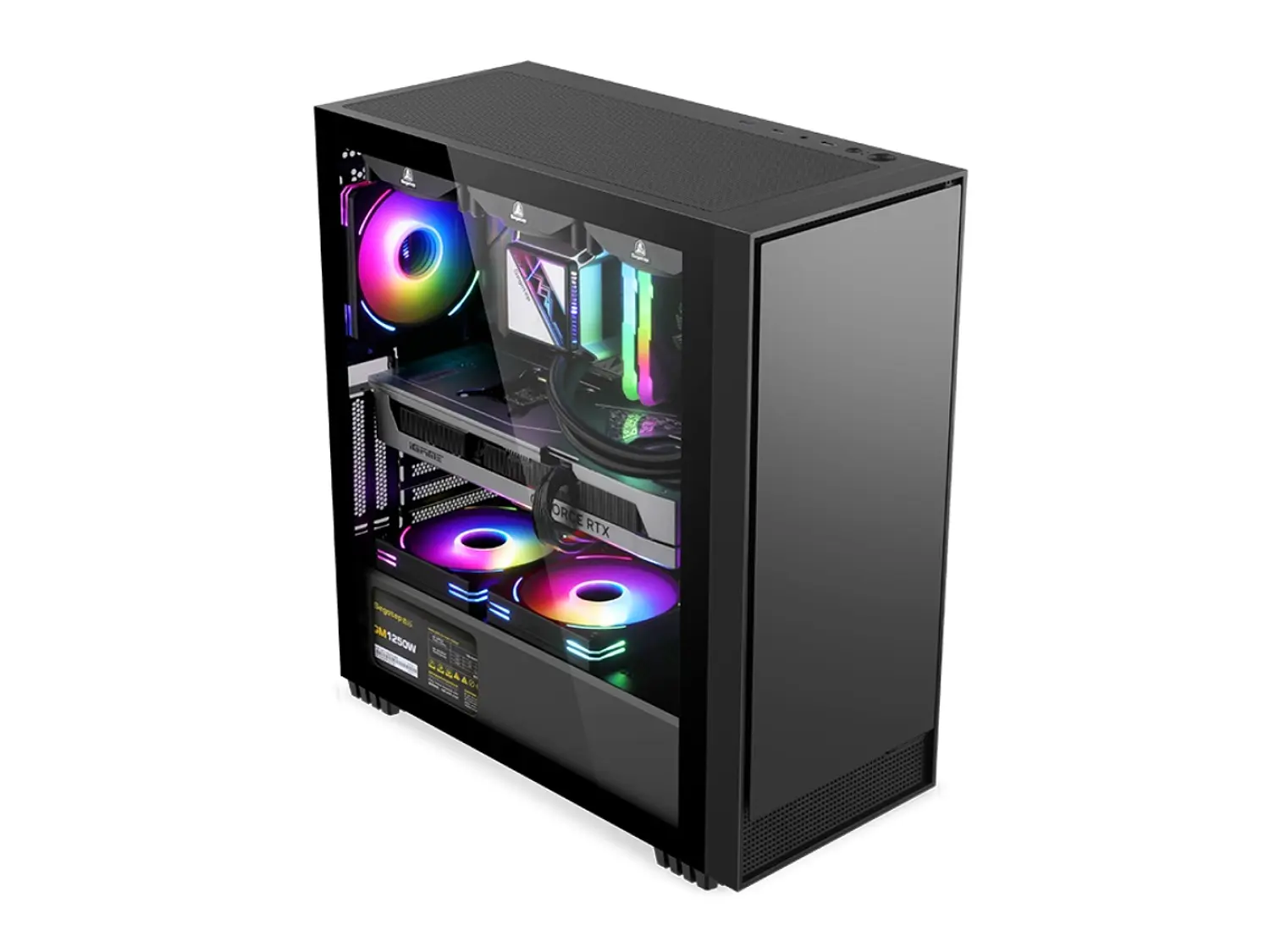 Gabinete Segotep Rambo 360Q, E-Atx, Color Negro 2