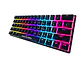 Teclado Mecánico Queen Collarwali 60%, inalámbrico, Color Negro, Switch Azul, Layout Español - Miniatura 5
