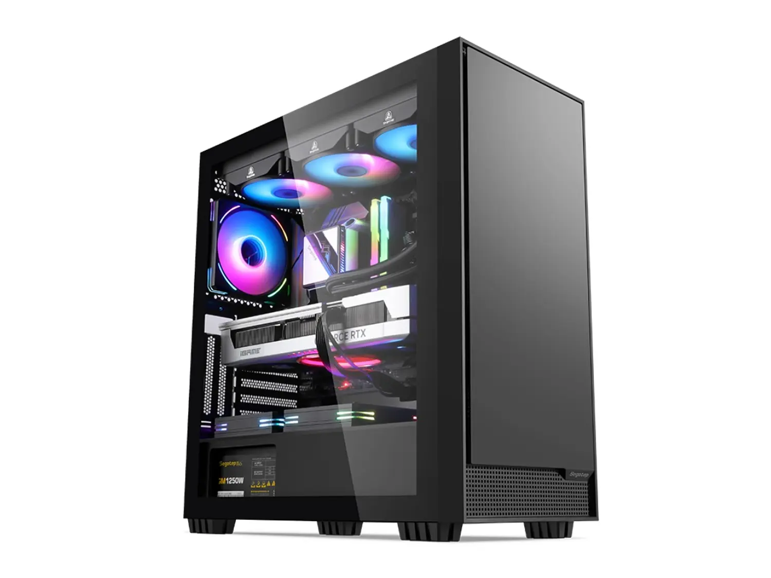 Gabinete Segotep Rambo 360Q, E-Atx, Color Negro 1