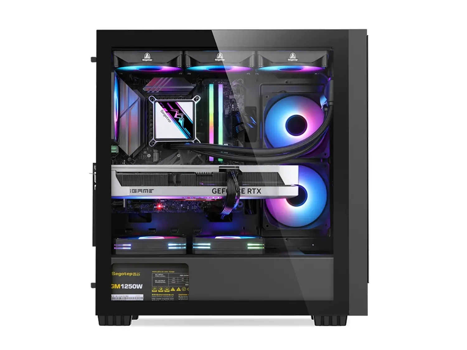 Gabinete Segotep Rambo 360Q, E-Atx, Color Negro 6