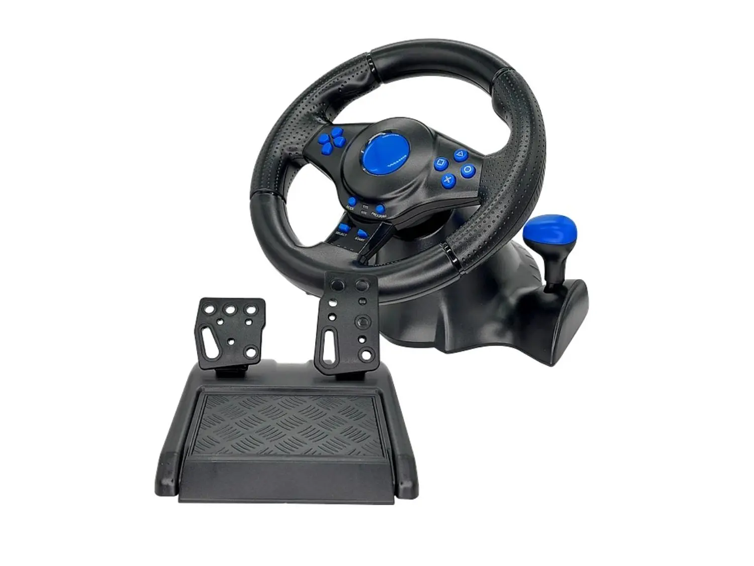 Volante Con Pedales Gt-07 Para Pc Y Consolas 2