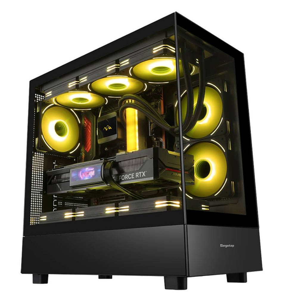 Gabinete Gamer Segotep Endura Pro, EATX, Color Negro 1