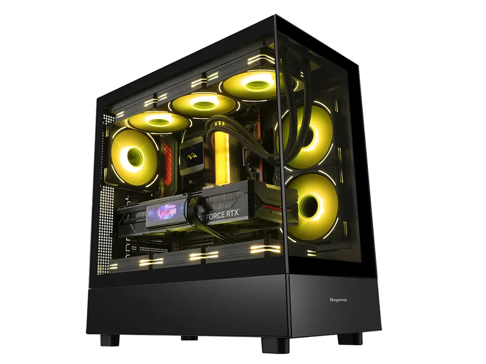 Gabinete Gamer Segotep Endura Pro, EATX, Color Negro 1