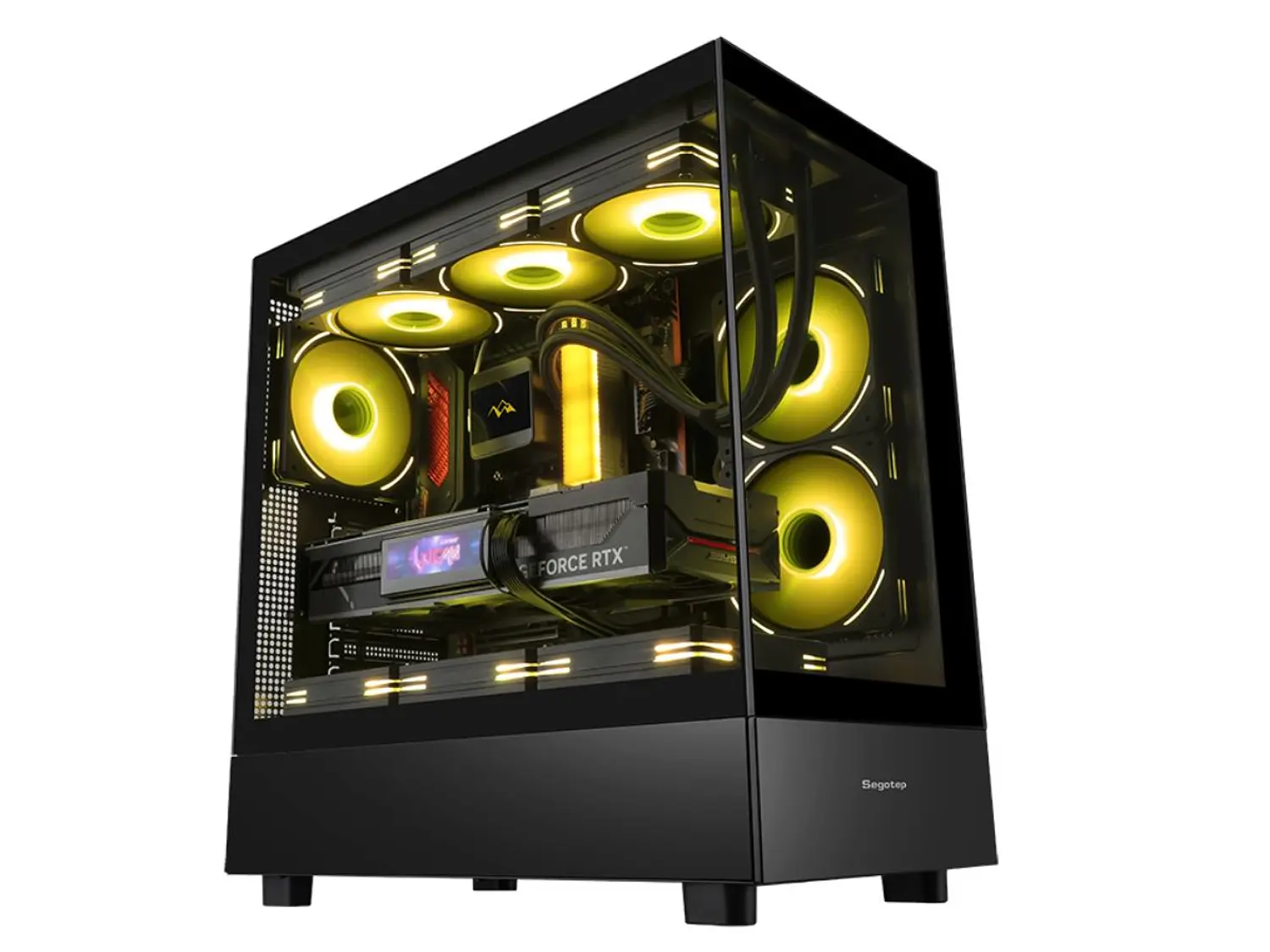 Gabinete Gamer Segotep Endura Pro, EATX, Color Negro 1