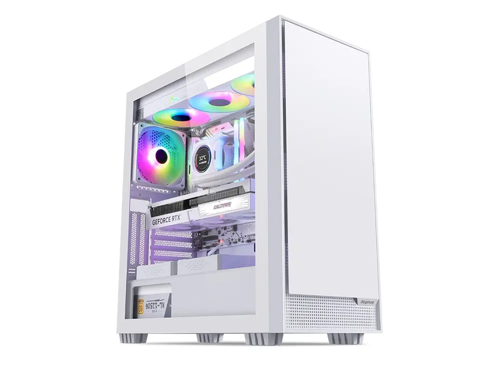 Gabinete Segotep Rambo 360Q, E-Atx, Color Blanco 1