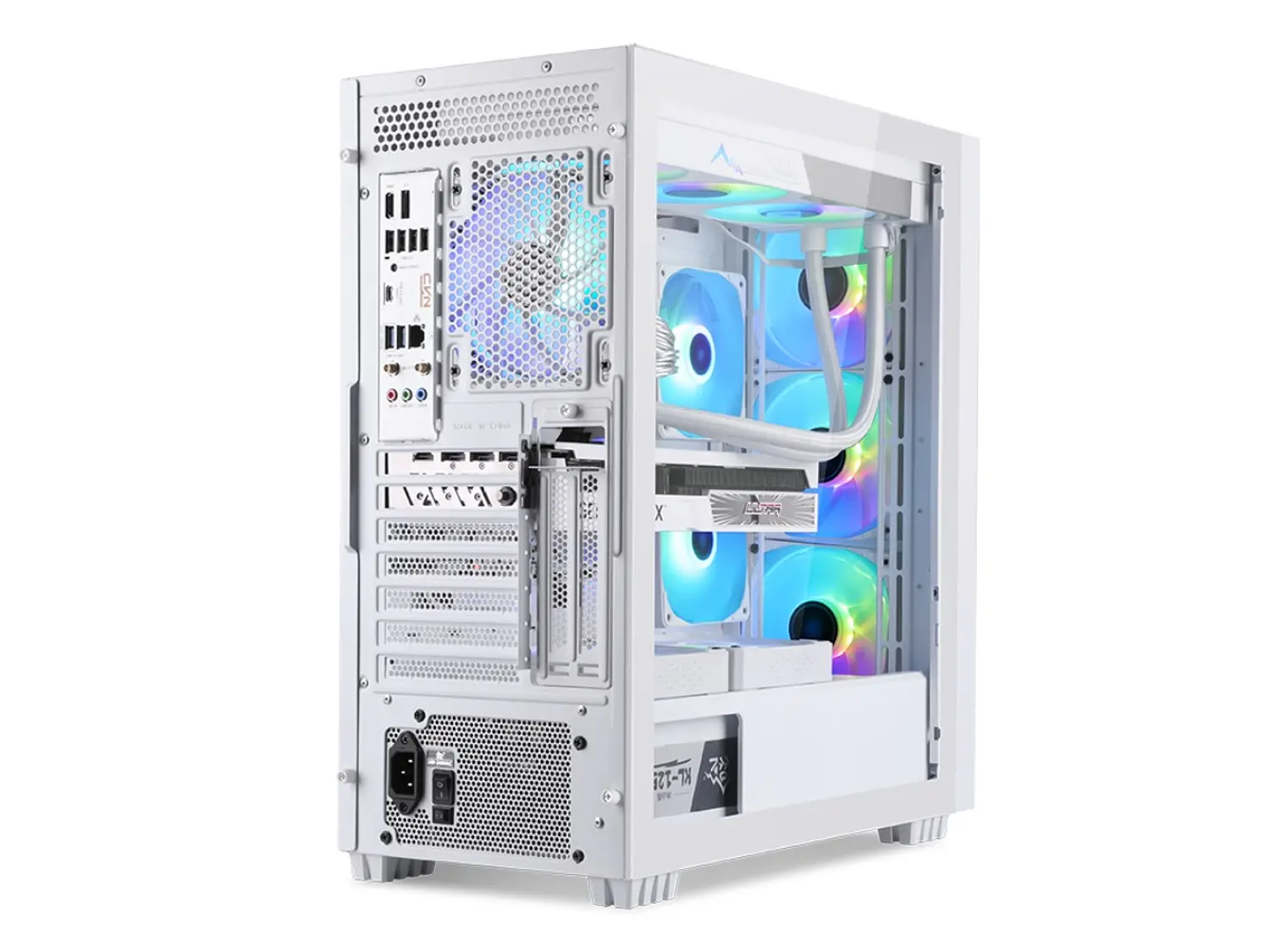 Gabinete Segotep Rambo 360Q, E-Atx, Color Blanco 4