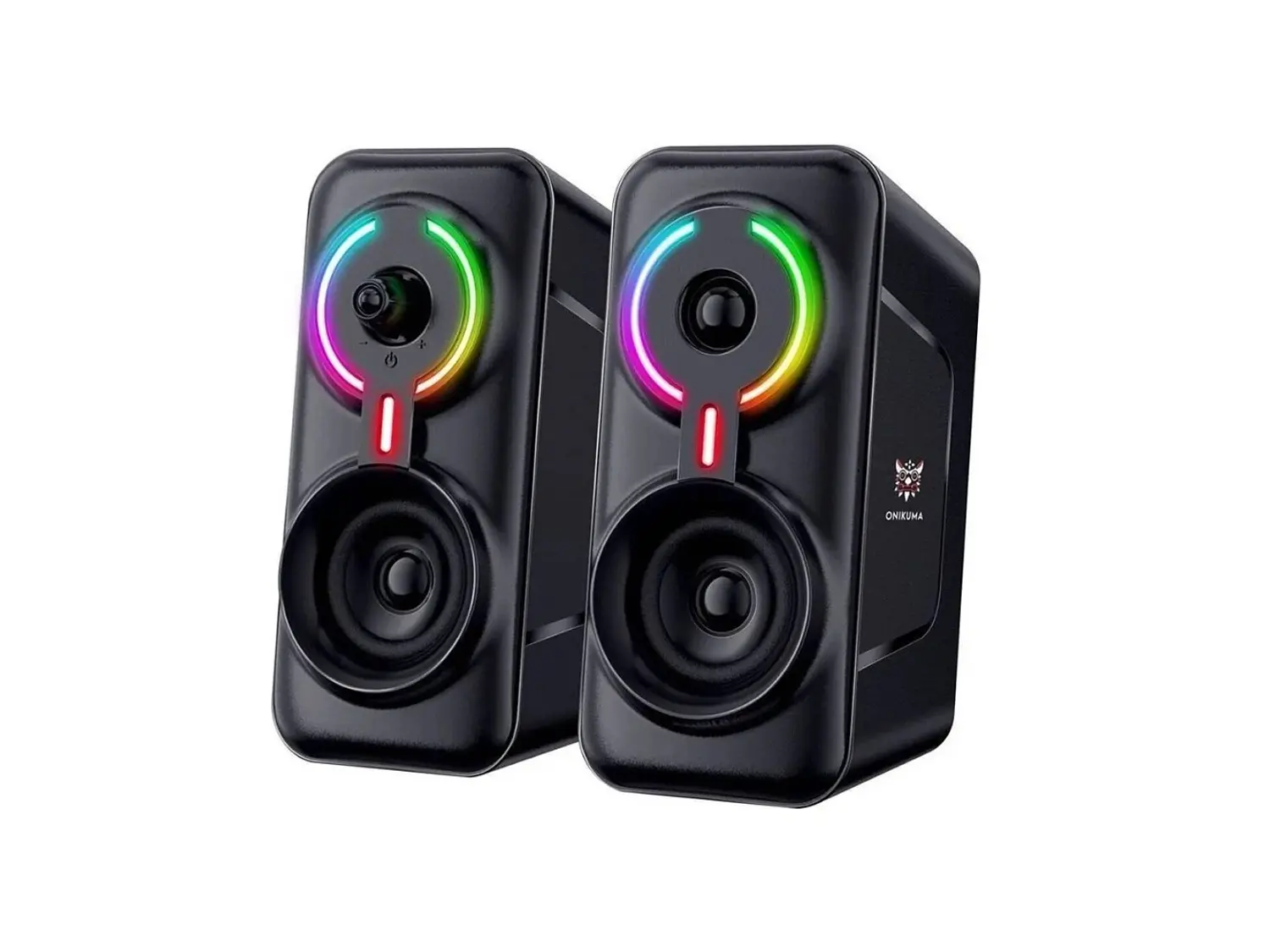 Parlantes Gamer Onikuma Rbg L6, Aux, 10W 1