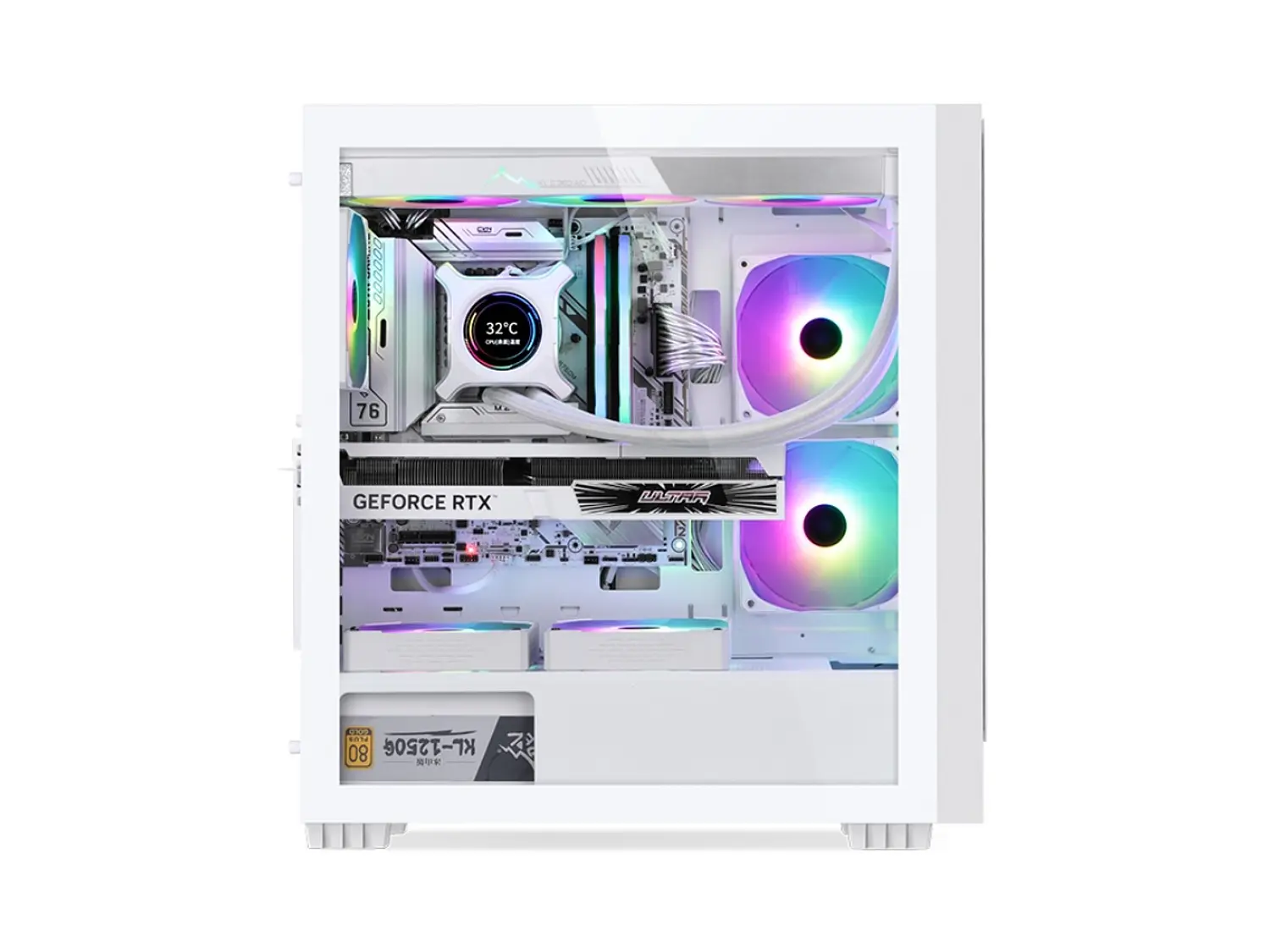 Gabinete Segotep Rambo 360Q, E-Atx, Color Blanco 5