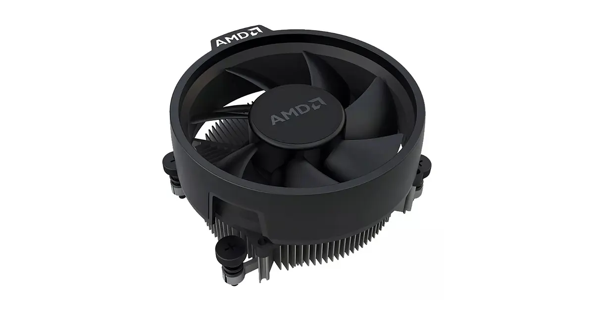 Cooler AMD Wraith Stealth AM4, Color Negro