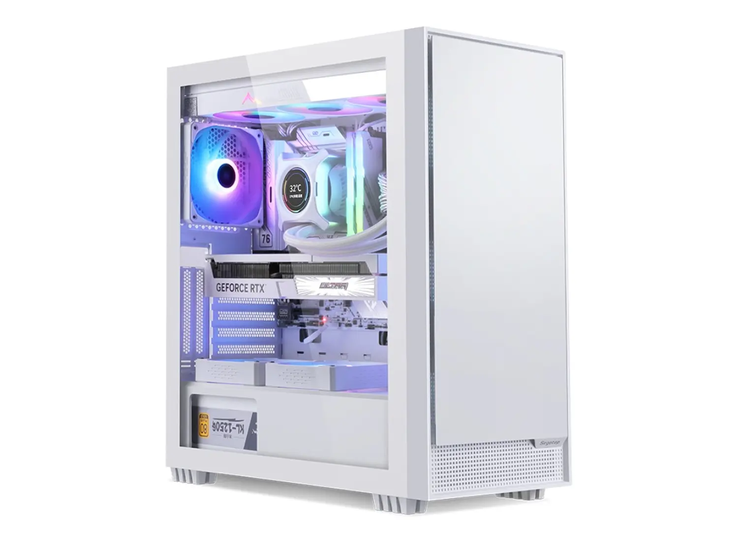 Gabinete Segotep Rambo 360Q, E-Atx, Color Blanco 8