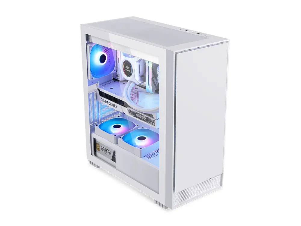 Gabinete Segotep Rambo 360Q, E-Atx, Color Blanco 9