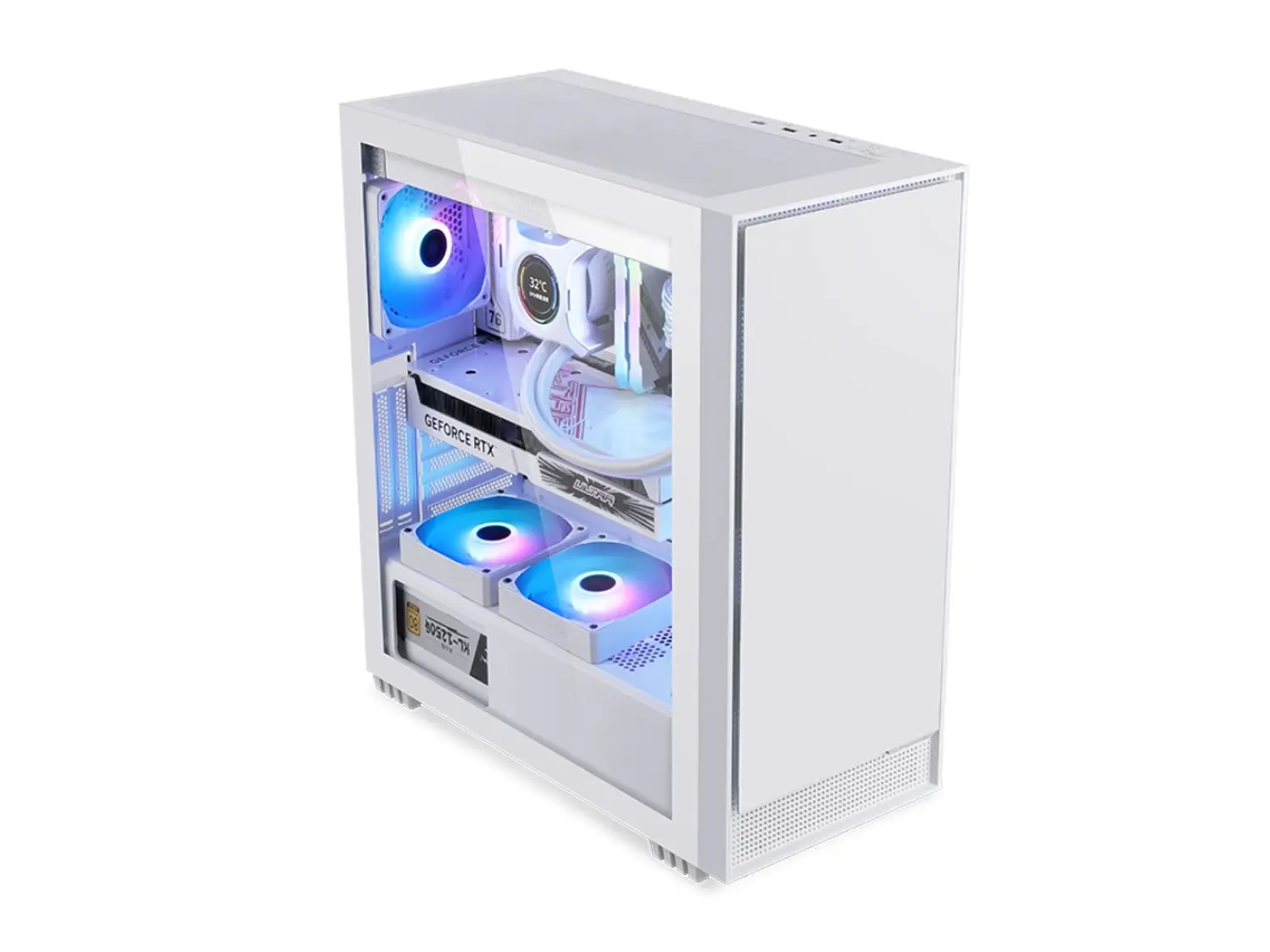 Gabinete Segotep Rambo 360Q, E-Atx, Color Blanco 9