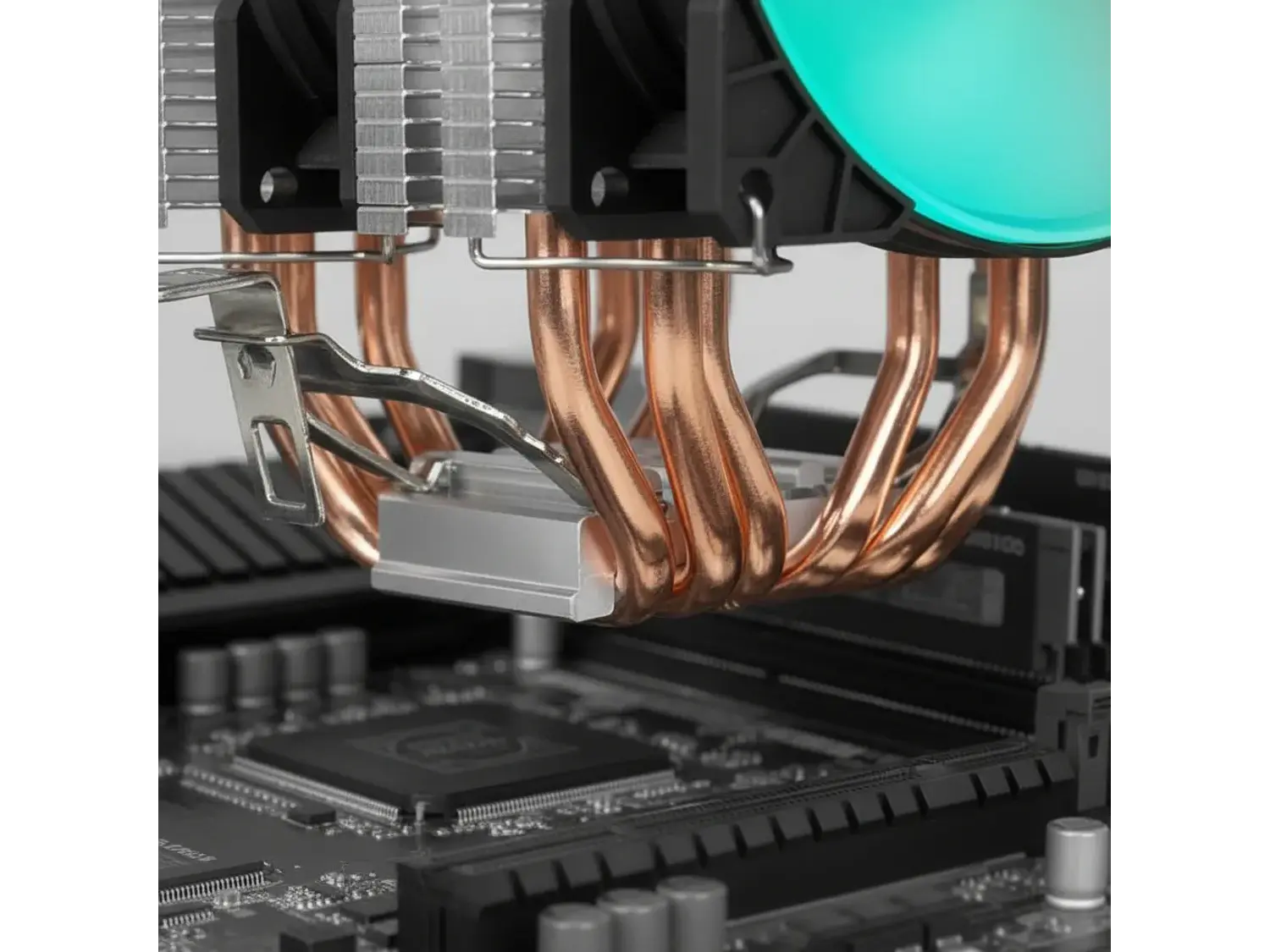 Disipador CPU Coolmoon MX6 Doble Fan, LGA1700, AM5 4