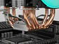 Disipador CPU Coolmoon MX6 Doble Fan, LGA1700, AM5 - Miniatura 4