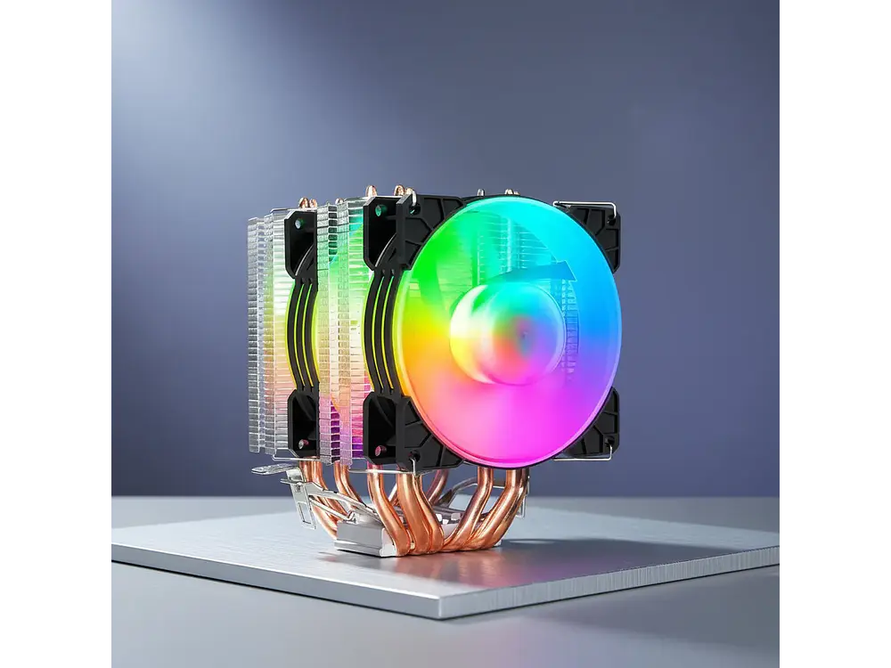 Disipador CPU Coolmoon MX6 Doble Fan, LGA1700, AM5 6