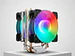 Disipador CPU Coolmoon P22 RGB Doble Fan, LGA 1200, AM4 - Miniatura 2