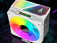 Cooler Para Cpu Coolmoon Gt600, Color Blanco, Pantalla Digital, Argb, LGA1851, AM5 - Miniatura 2