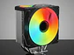 Cooler Para Cpu Coolmoon Gt600, Color Negro, Pantalla Digital, Argb, LGA1851, AM5 - Miniatura 2