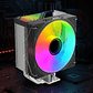 Cooler Para Cpu Coolmoon Gt400, Color Negro, Pantalla Digital, Argb, LGA1851, AM5 - Miniatura 3