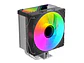 Cooler Para Cpu Coolmoon Gt400, Color Negro, Pantalla Digital, Argb, LGA1851, AM5 - Miniatura 1