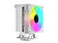 Cooler Para Cpu Coolmoon Gt400, Color Blanco , Pantalla Digital, Argb, LGA1851, AM5 - Miniatura 5