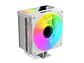 Cooler Para Cpu Coolmoon Gt400, Color Blanco , Pantalla Digital, Argb, LGA1851, AM5 - Miniatura 1