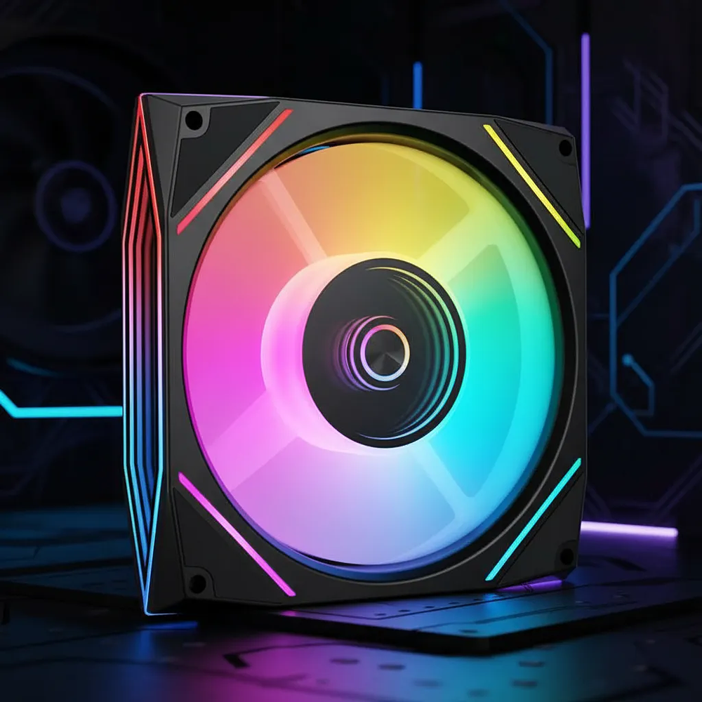 Ventilador 120mm Coolmoon Ly120 Argb Prisma, Color Negro, 71 Cfm 2