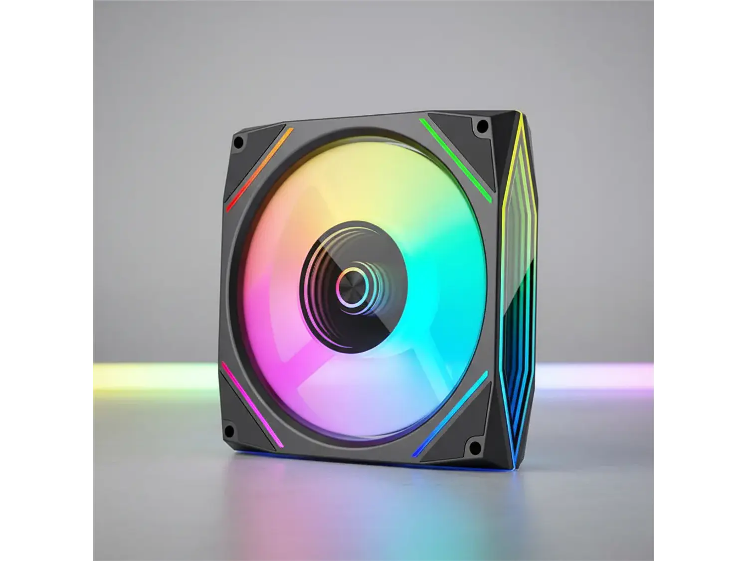 Ventilador 120mm Coolmoon Ly120 Argb Prisma, Color Negro, 71 Cfm 6