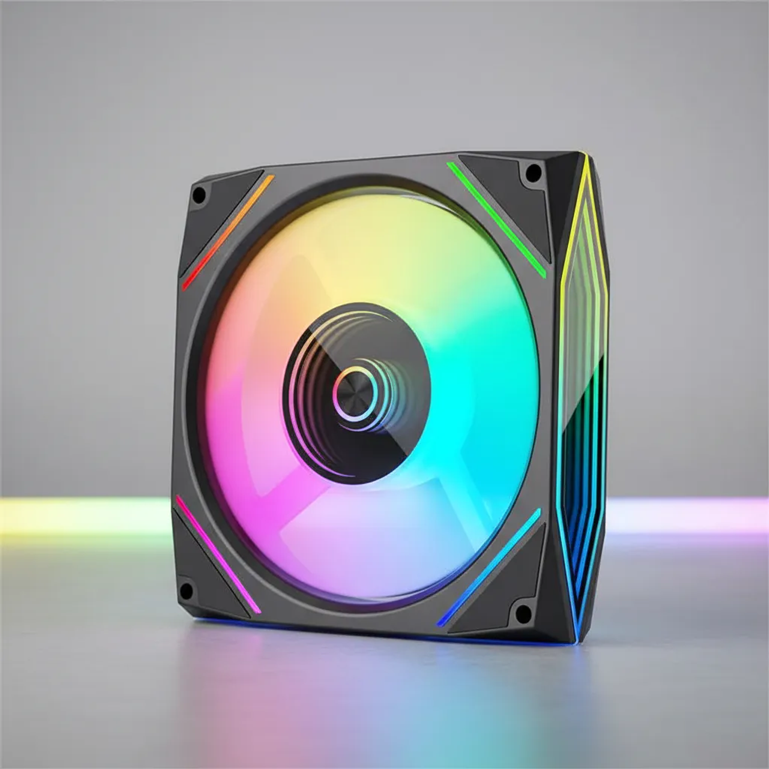 Ventilador 120mm Coolmoon Ly120 Argb Prisma, Color Negro, 71 Cfm 6