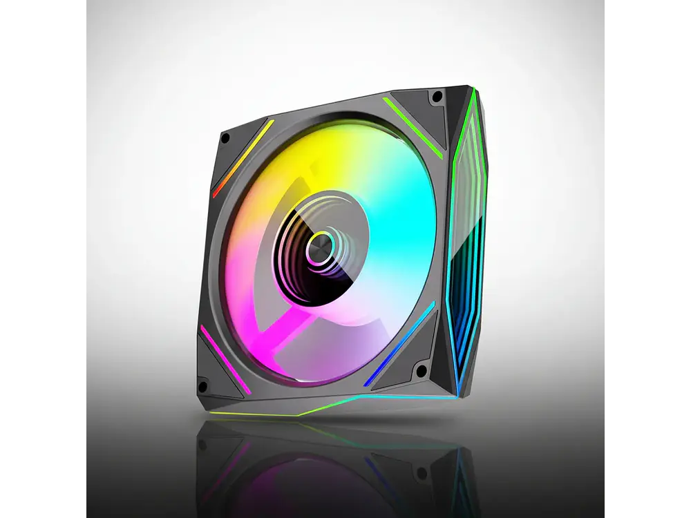 Ventilador 120mm Coolmoon Ly120 Argb Prisma, Color Negro, 71 Cfm 7
