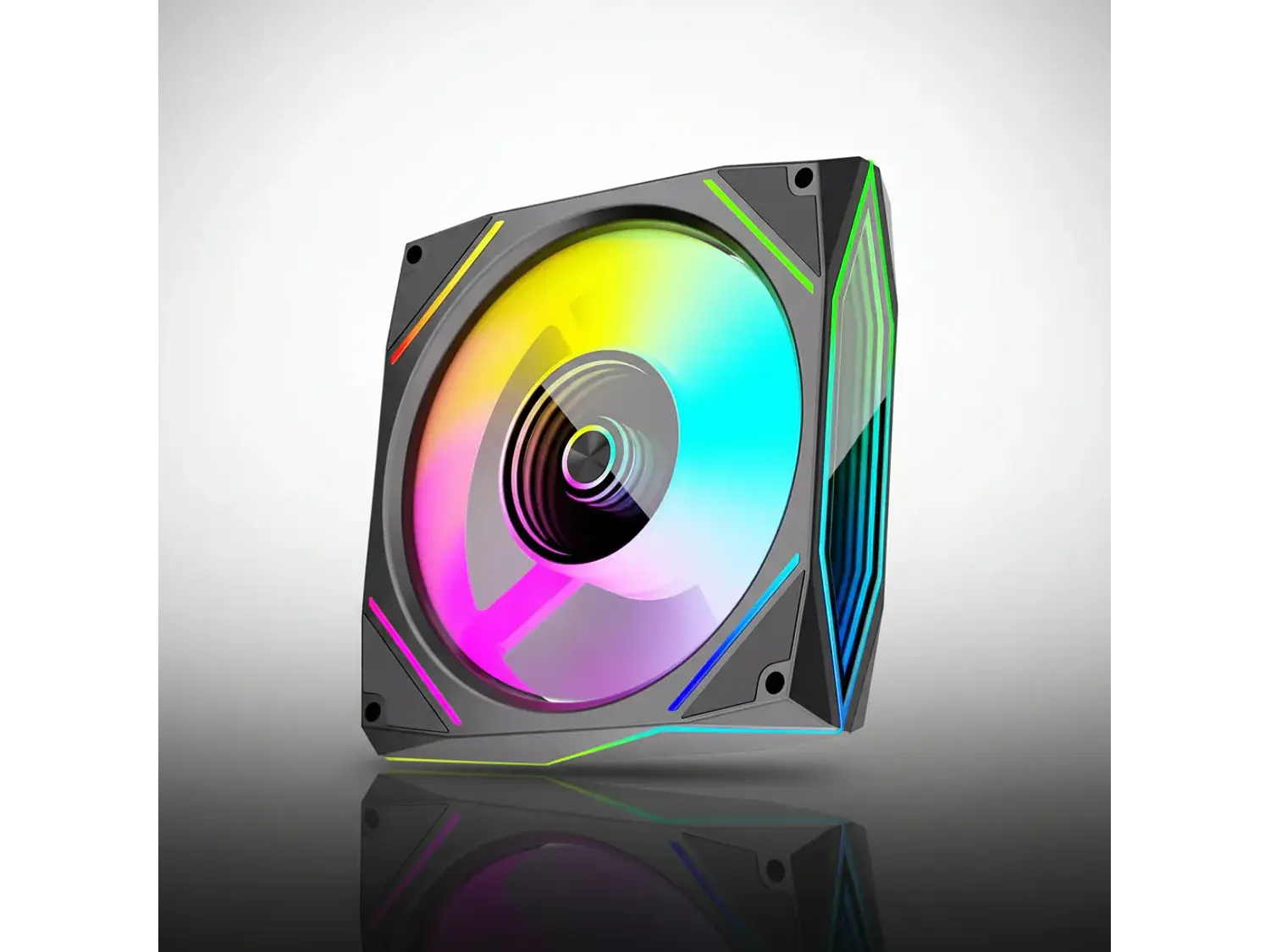 Ventilador 120mm Coolmoon Ly120 Argb Prisma, Color Negro, 71 Cfm 7