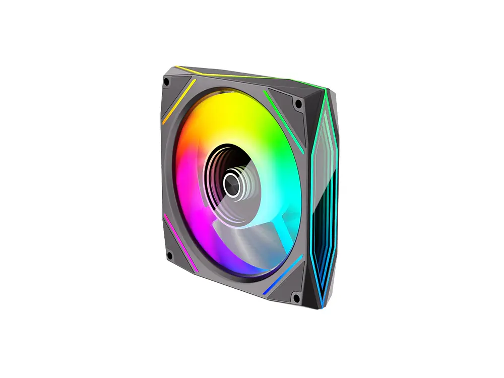 Ventilador 120mm Coolmoon Ly120 Argb Prisma, Color Negro, 71 Cfm 1