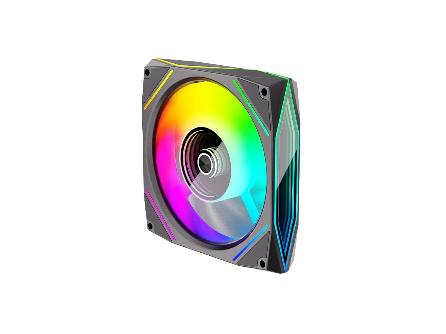 Ventilador 120mm Coolmoon Ly120 Argb Prisma, Color Negro, 71 Cfm 1