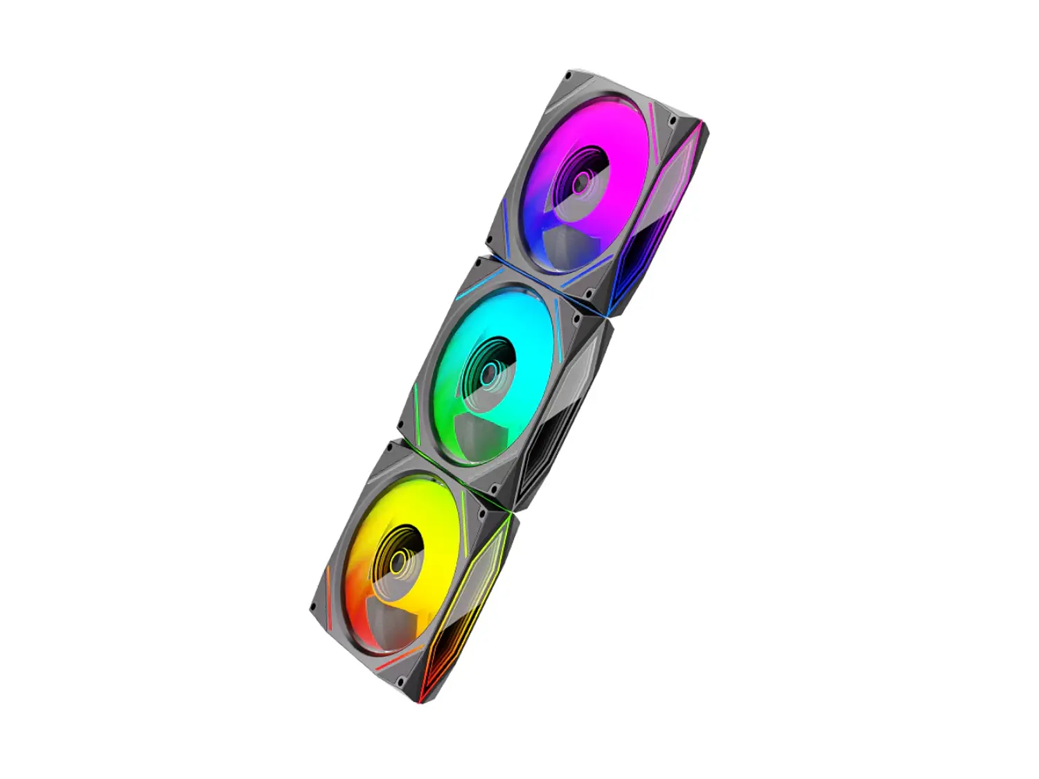 Ventilador 120mm Coolmoon Ly120 Argb Prisma, Color Negro, 71 Cfm 3