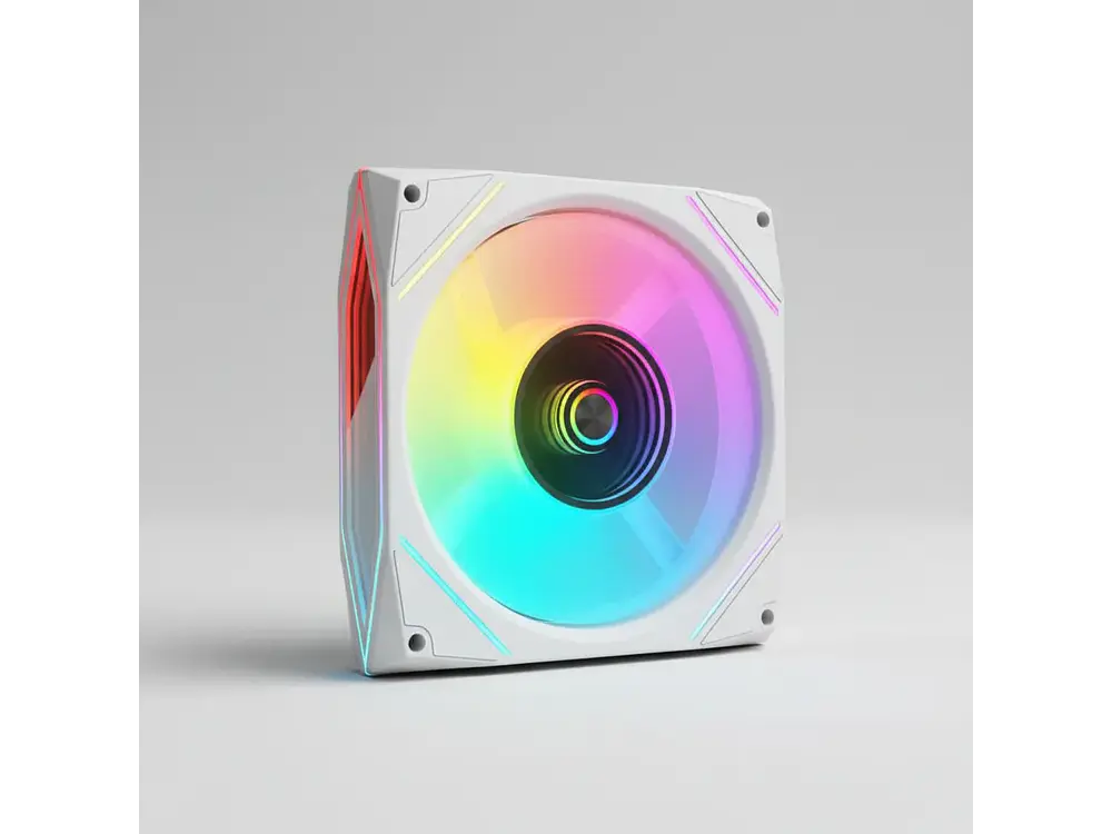 Ventilador 120mm Coolmoon Ly120 Argb Prisma, Color Blanco, 71 Cfm 8