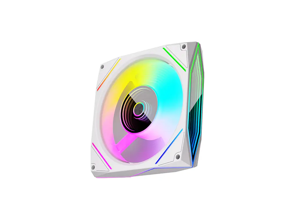 Ventilador 120mm Coolmoon Ly120 Argb Prisma, Color Blanco, 71 Cfm 5