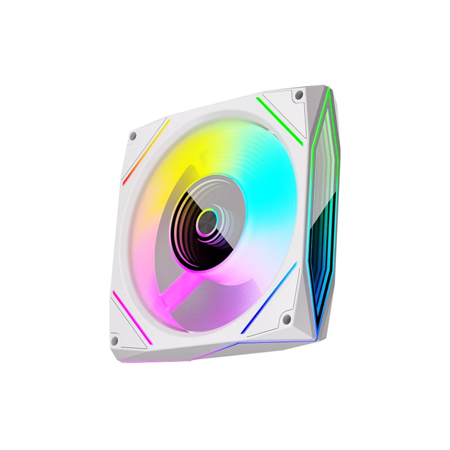 Ventilador 120mm Coolmoon Ly120 Argb Prisma, Color Blanco, 71 Cfm 5