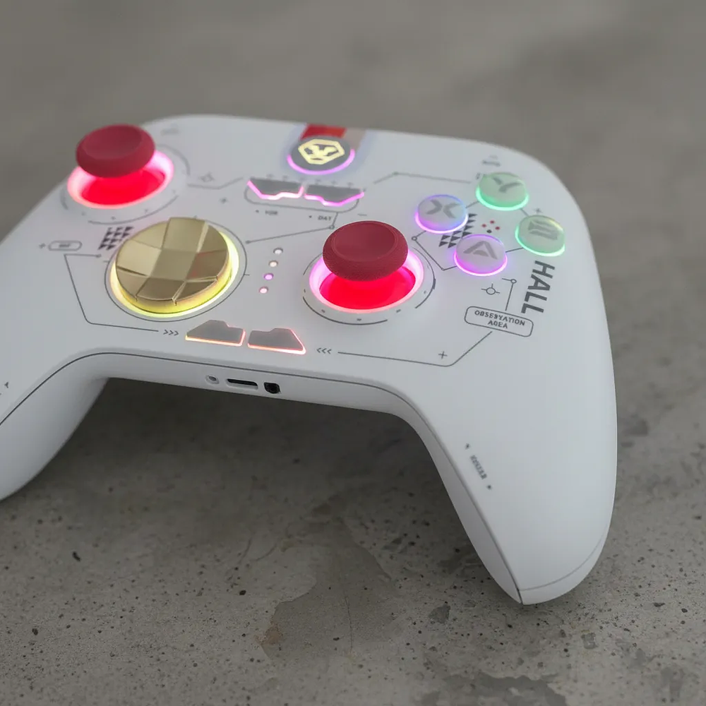 Control Inalámbrico Aolion, Efecto Hall, Rgb, Edición Starry Sky 4