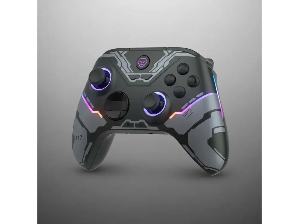 Control Inalámbrico Aolion, Efecto Hall, Rgb, Edición Mecha 5