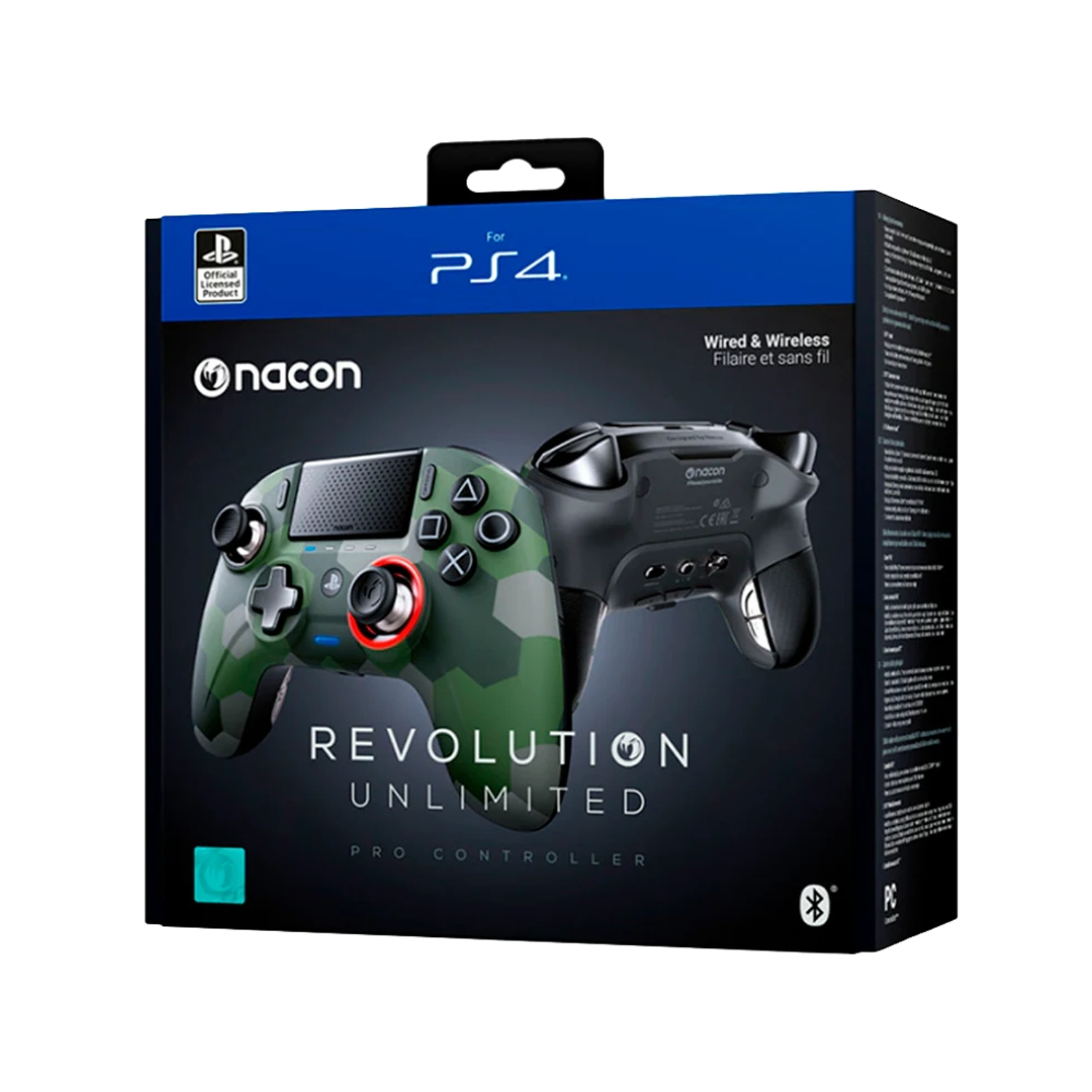 Control Nacon Revolution Unlimited Pro, PS4, Color Camuflaje Verde 3