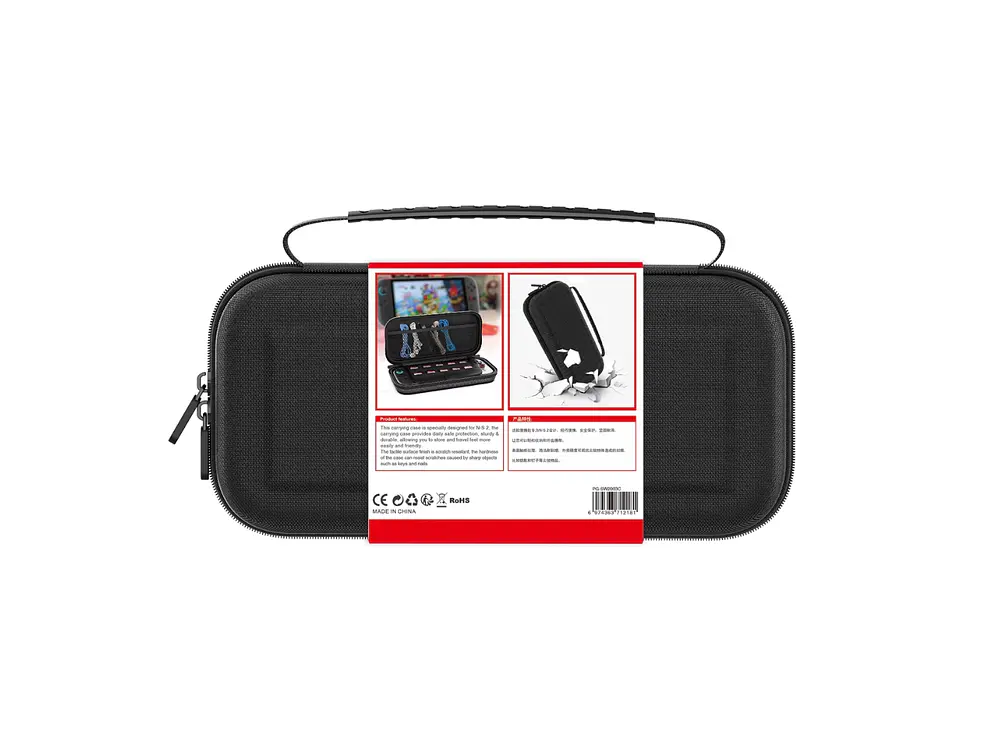 Bolso Rígido para Nintendo Switch 2 Ipega, Color Negro 4