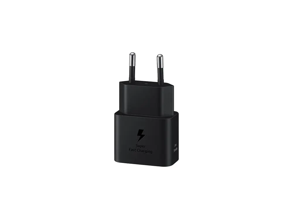 Cargador Samsung 25w con Cable + Cable USB-C a USB-C, Color Negro 3