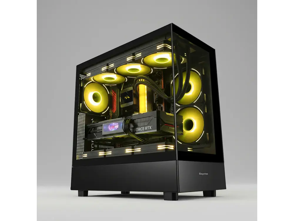 Gabinete Gamer Segotep Endura Pro, EATX, Color Negro 2