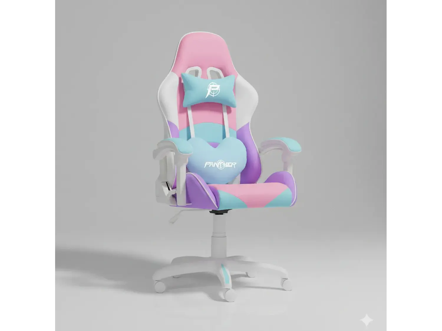 Silla Gamer Panther Reclinable, Diseño Candy Pink 1