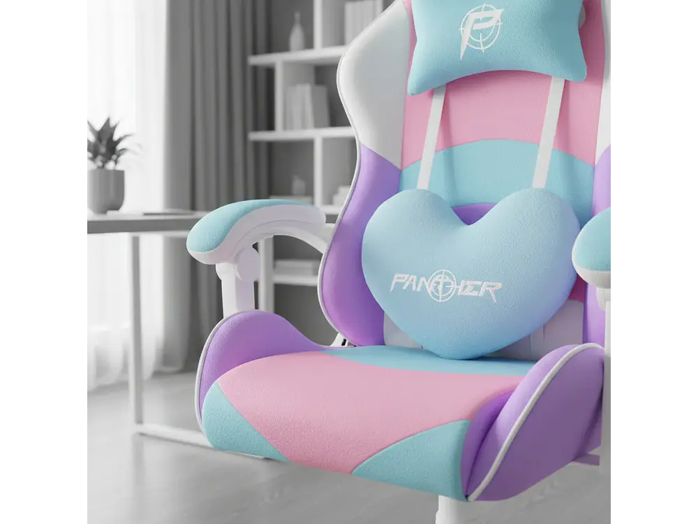 Silla Gamer Panther Reclinable, Diseño Candy Pink 2
