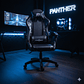 Silla Gamer Panther, Reclinable, Diseño Camuflaje Gris - Miniatura 1