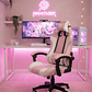 Silla Gamer Panther, Reclinable, Color Rosa Candy - Miniatura 1