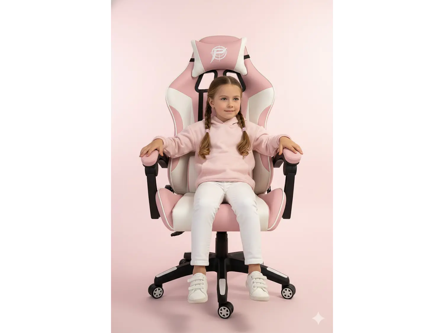 Silla Gamer Panther, Reclinable, Color Rosa Candy 3
