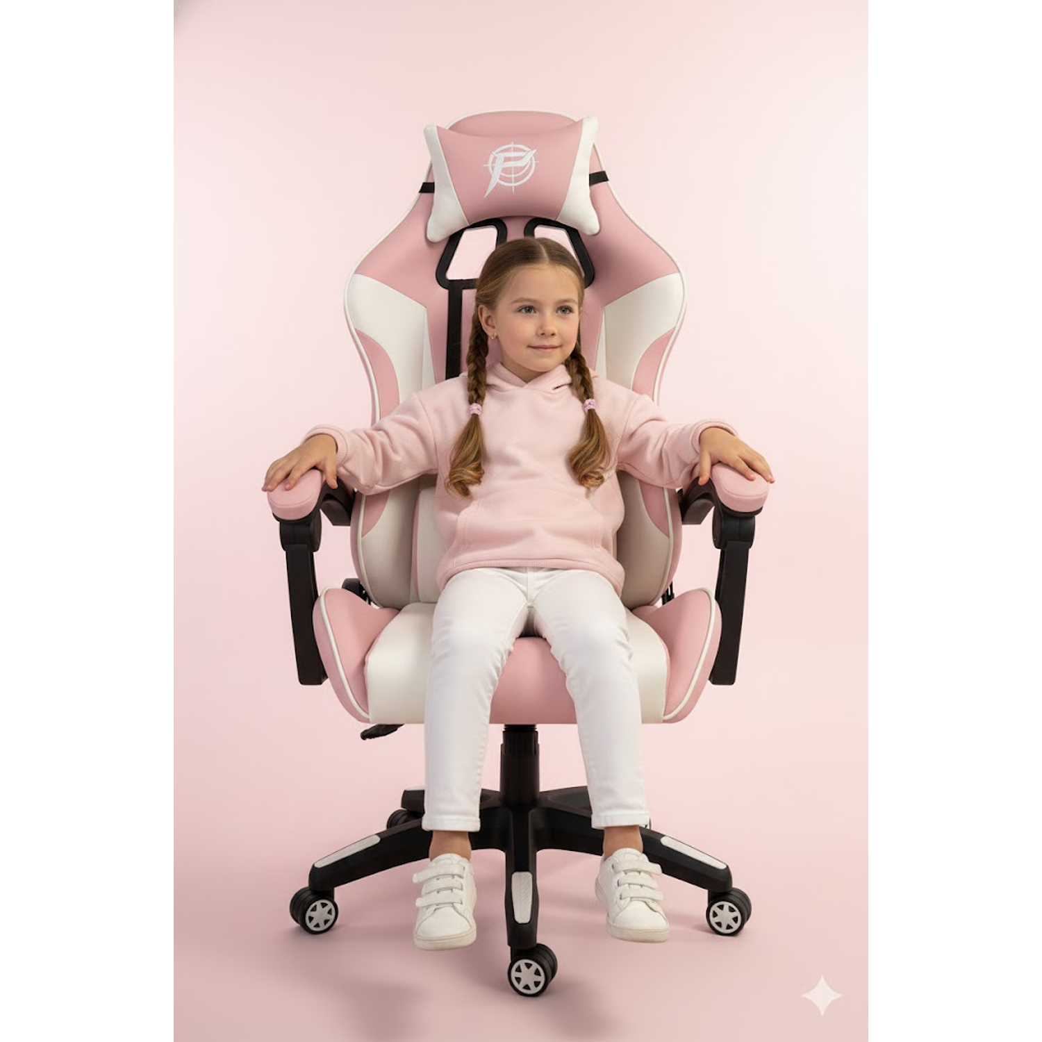 Silla Gamer Panther, Reclinable, Color Rosa Candy 3